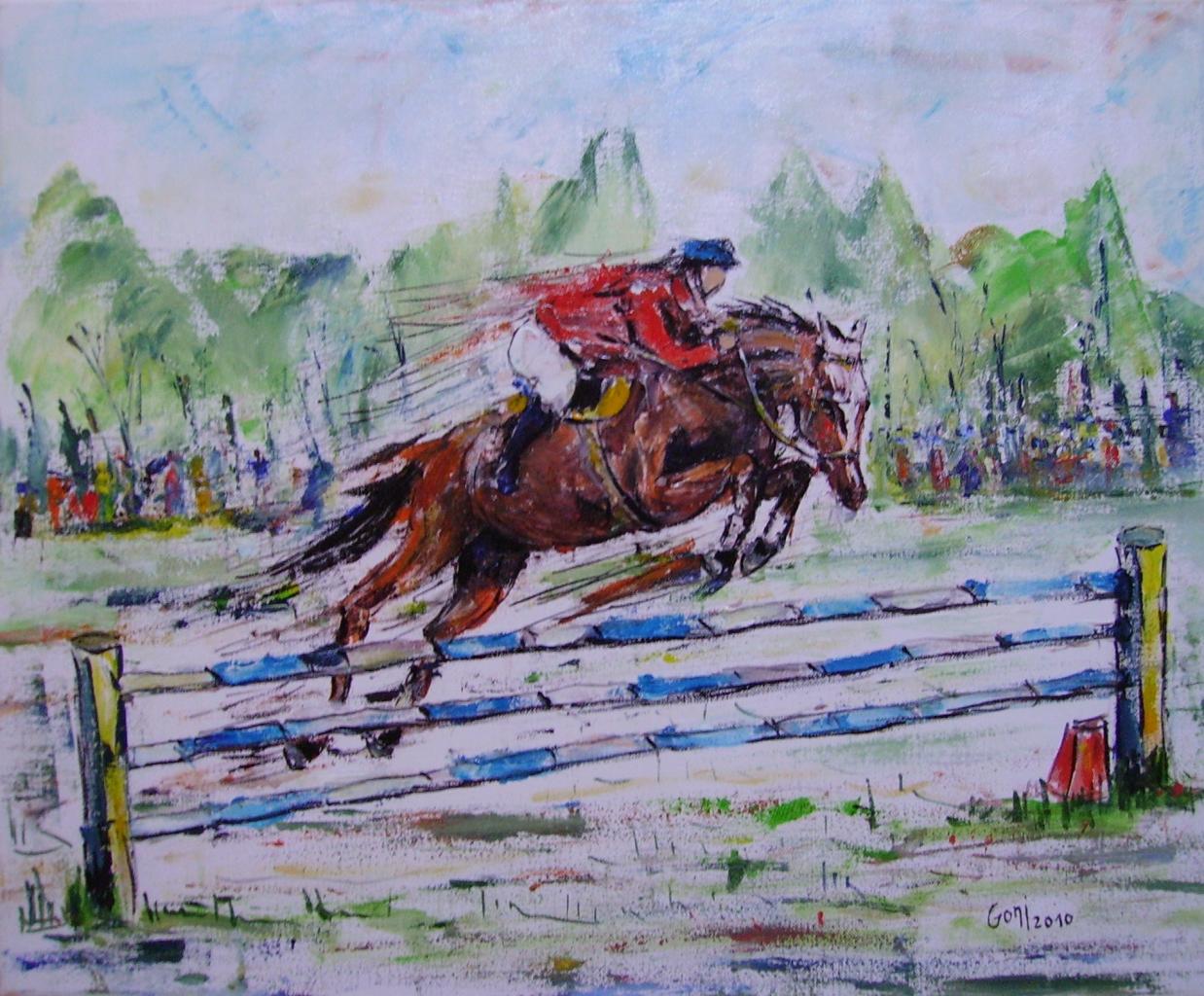 Jumping - 2010 - Acrylique - 63x50