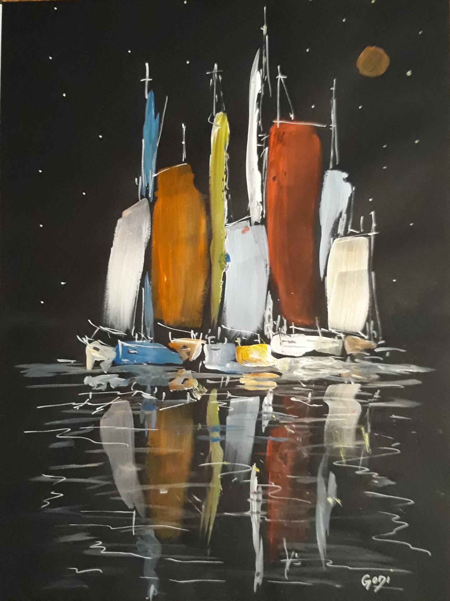 Voiles de nuit 2019 acry 30x40