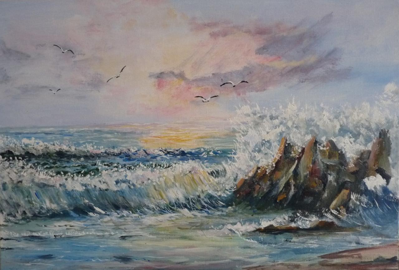 Déferlantes 2016 acry. 55x38