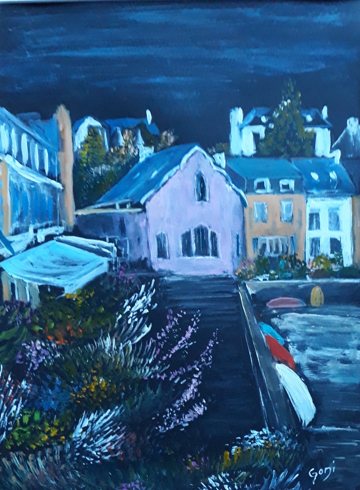  L' abri du marin Ste Marine 2021 acry 30x40 40x50 