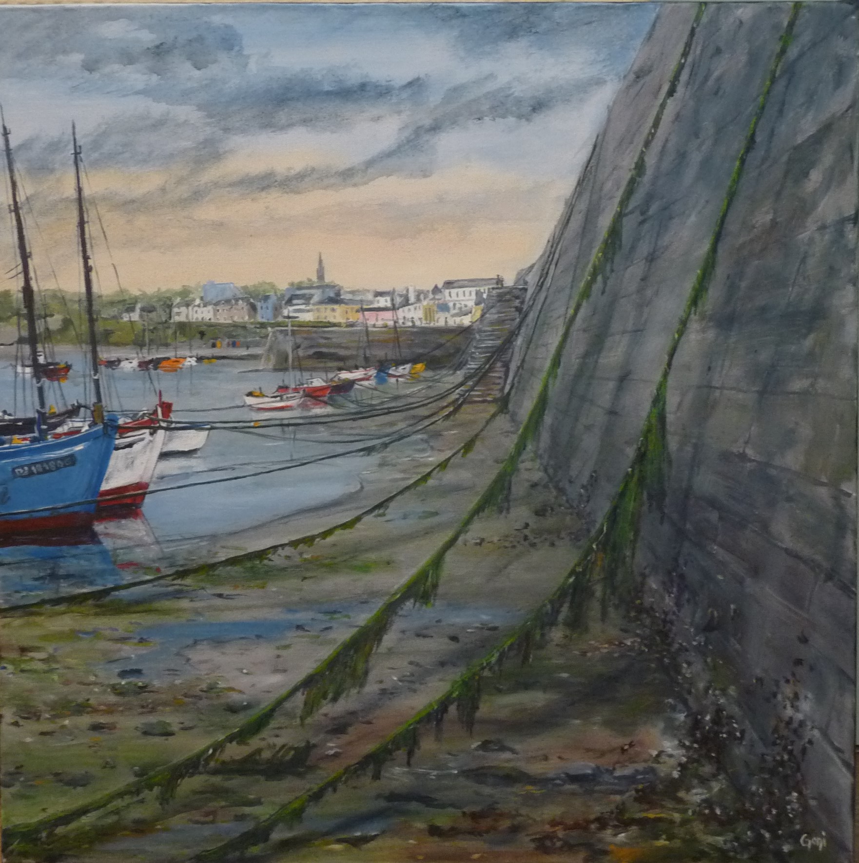  Les aussières du Rosmeur Douarnenez 2018 acry 60x60